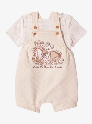 Disney Winnie the Pooh Characters Quilted Infant T-Shirt & Overall Set - BoxLunch Exclusive