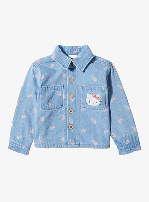 Sanrio Hello Kitty and Friends Floral Retro Toddler Denim Jacket — BoxLunch Exclusive