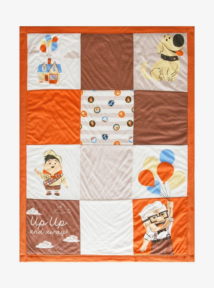 Disney Pixar Up Multi Character Quilted Baby Blanket