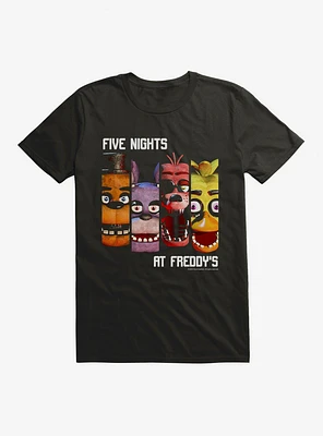 Five Nights At Freddy's Character Panels T-Shirt