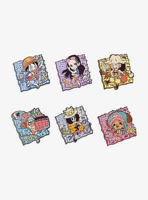 Loungefly One Piece Character Map Blind Box Enamel Pin - BoxLunch Exclusive