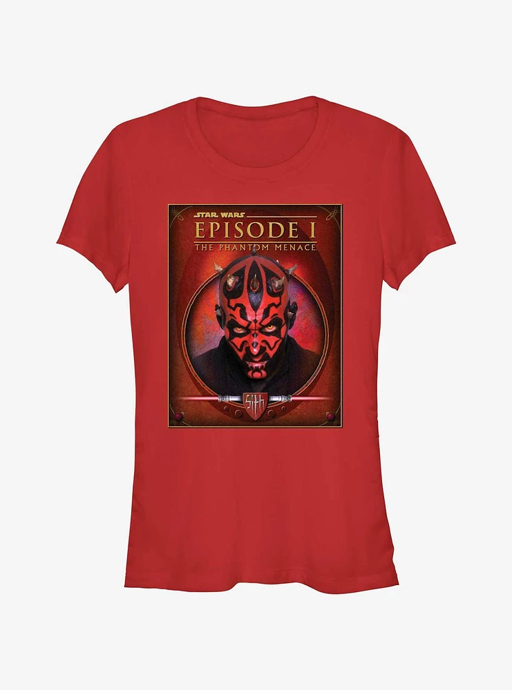 Star Wars Darth Maul Episode 1 Poster Girls T-Shirt