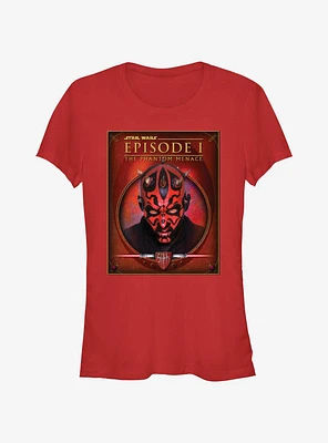 Star Wars Darth Maul Episode 1 Poster Girls T-Shirt