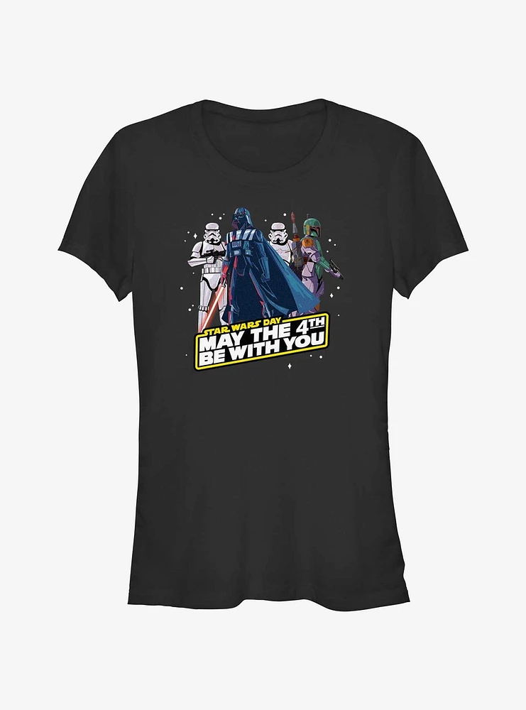 Star Wars May The Empire Be With You Girls T-Shirt