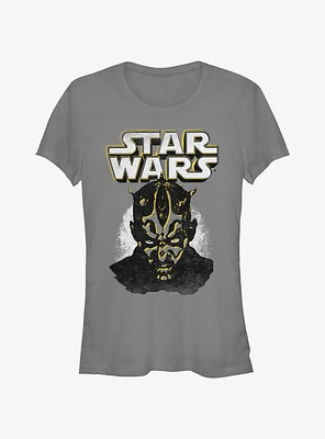 Star Wars Darth Maul Portrait Girls T-Shirt