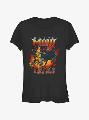 Star Wars Darth Maul Sith Flames Girls T-Shirt