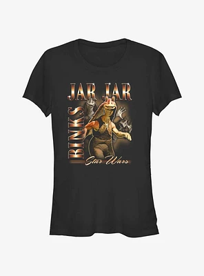 Star Wars Jar Binks Girls T-Shirt