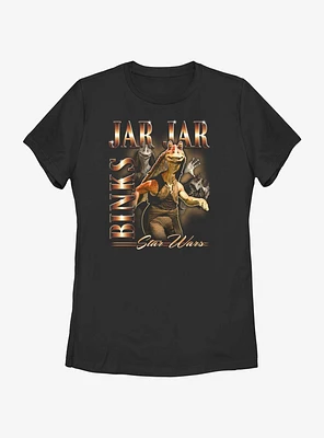 Star Wars Jar Binks Womens T-Shirt