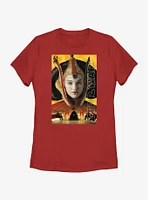 Star Wars Queen Amidala Poster Womens T-Shirt