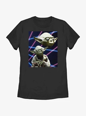 Star Wars Yoda Picture Day Womens T-Shirt