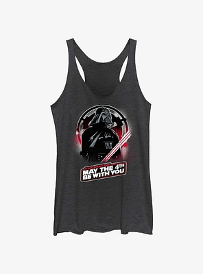 Star Wars May Vader Be With You Womens Tank Top