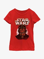 Star Wars Darth Maul Portrait Youth Girls T-Shirt