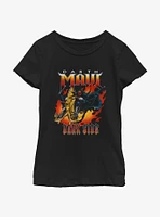 Star Wars Darth Maul Sith Flames Youth Girls T-Shirt