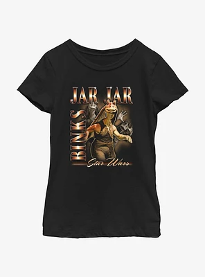 Star Wars Jar Binks Youth Girls T-Shirt