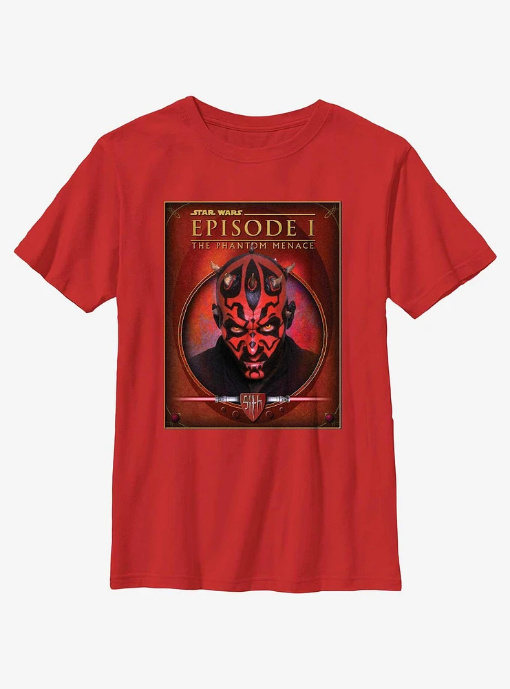 Star Wars Darth Maul Episode 1 Poster Youth T-Shirt