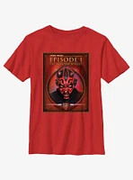 Star Wars Darth Maul Episode 1 Poster Youth T-Shirt