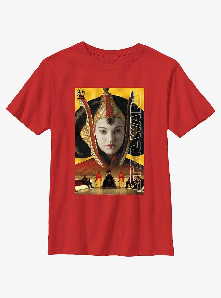 Star Wars Queen Amidala Poster Youth T-Shirt