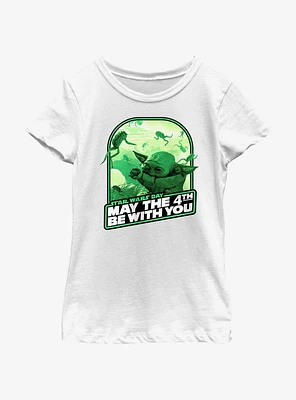 Star Wars Grogu Frog Food May The 4th Be With You Youth Girls T-Shirt