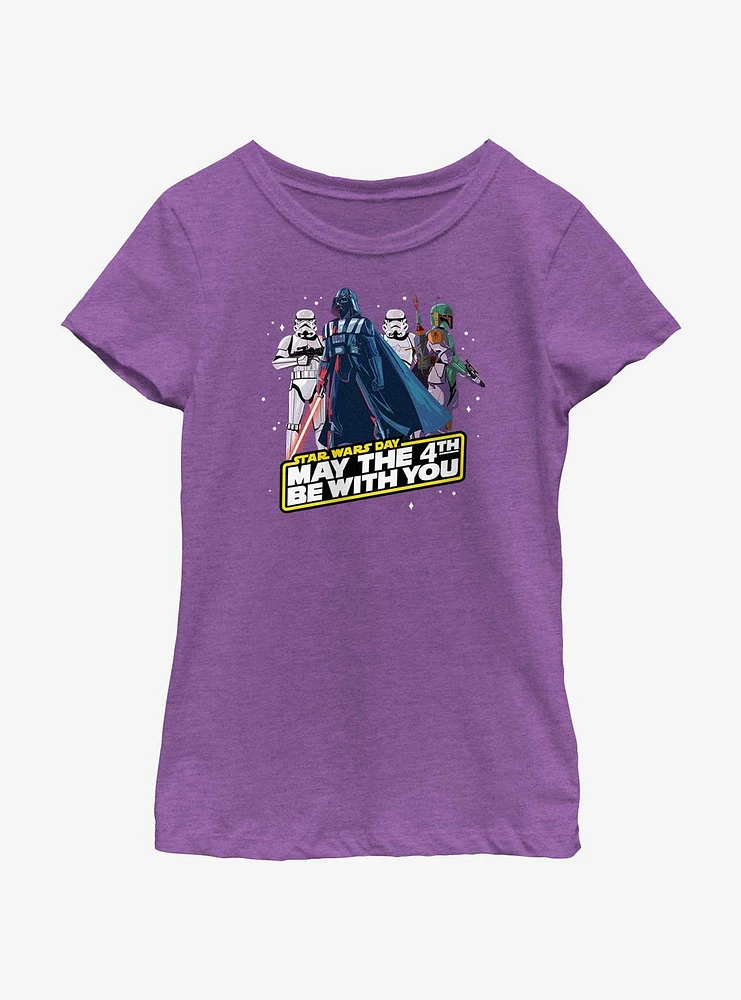 Star Wars May The Empire Be With You Youth Girls T-Shirt