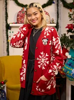 Her Universe Disney Mickey Mouse Snowflake Girls Cardigan