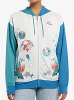 Her Universe Studio Ghibli® Ponyo Embroidered Color-Block Girls Hoodie