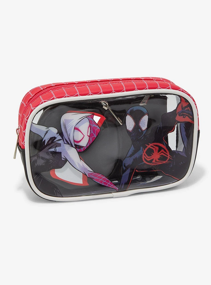 Marvel Spider-Man: Into the Spider-Verse Miles Morales & Spider-Gwen Cosmetic Bag Set - BoxLunch Exclusive