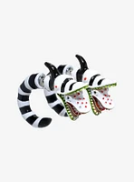 Beetlejuice Sandworm Faux Tunnel Earrings