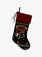 Harry Potter Hogwarts Crest Knit Stocking