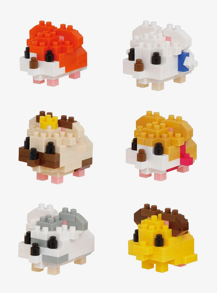 Kawada Nanoblock Mininano Hamtaro Blind Box Build Set