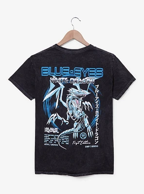 Yu-Gi-Oh! Blue-Eyes White Dragon Vaporwave T-Shirt — BoxLunch Exclusive