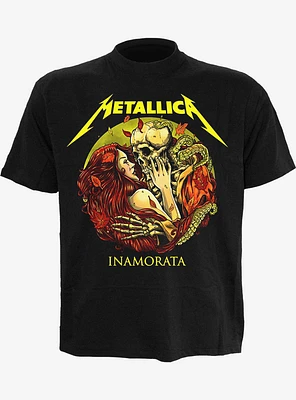 Metallica Inamorata Front Print T-Shirt