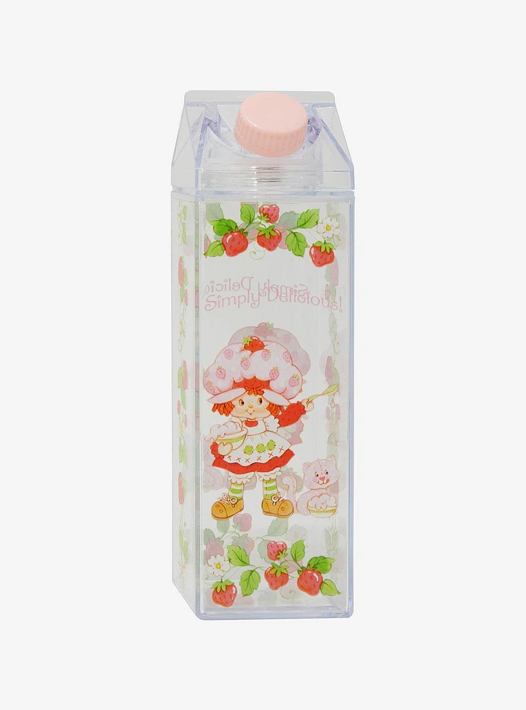 Strawberry Shortcake Custard & Strawberry Milk Carton Water Bottle - BoxLunch Exclusive