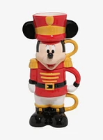 Disney Mickey Mouse Nutcracker Holiday Stacked Mug Set