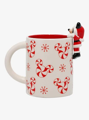 Disney Mickey Mouse Santa Suit Peppermint Mug