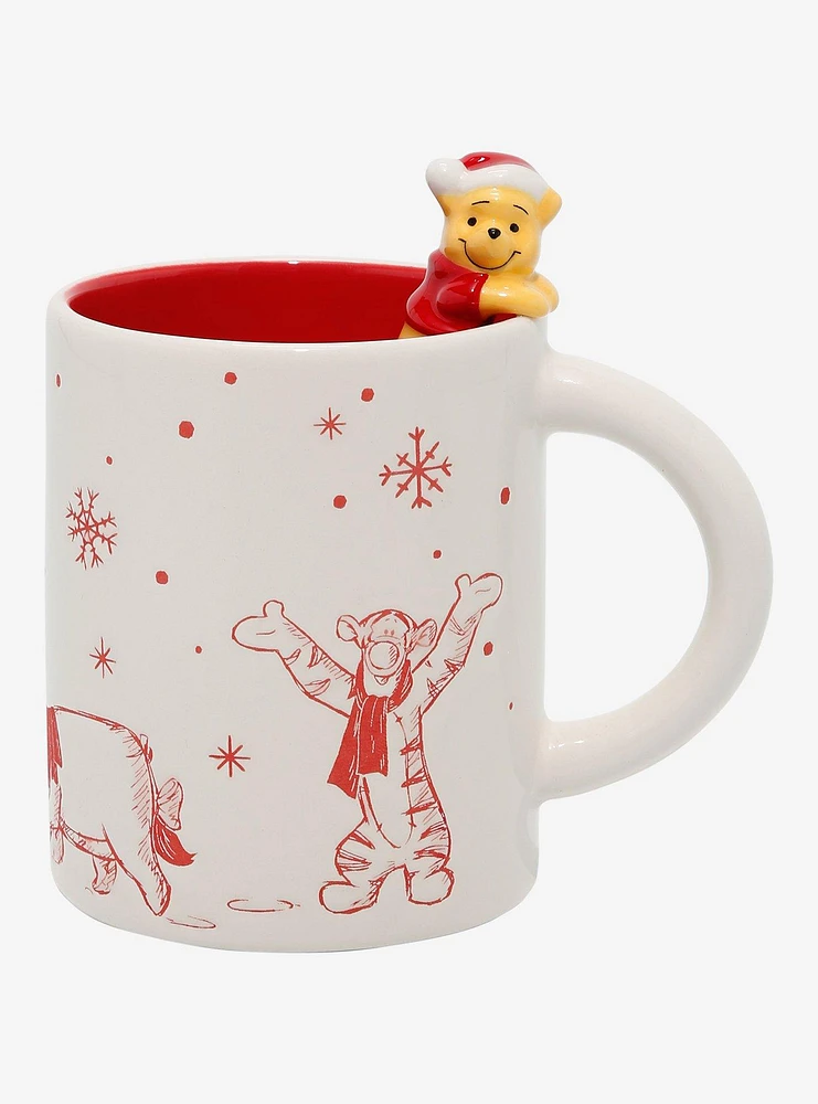 Disney Winnie the Pooh Holiday Pooh Bear Mug