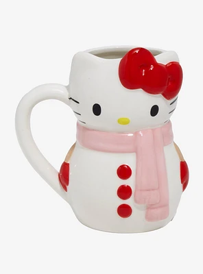 Sanrio Hello Kitty Snowman Mug