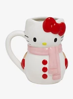 Sanrio Hello Kitty Snowman Mug