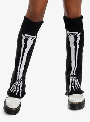 Skeleton Bones Leg Warmers