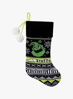 The Nightmare Before Christmas Oogie Boogie Knit Stocking