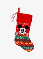 Disney Mickey Mouse Fair Isle Knit Stocking