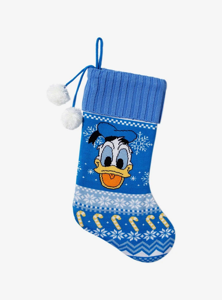 Disney Donald Duck Fair Isle Knit Stocking