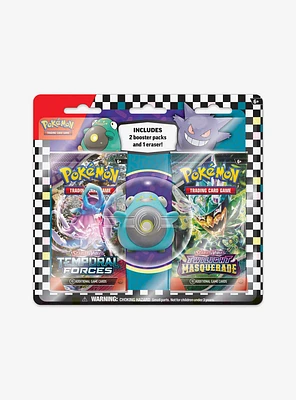 Pokemon Trading Card Game Double Booster Pack & Blind Eraser Set