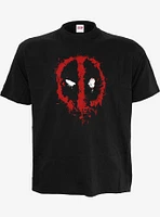 Marvel Deadpool Splat Front Print T-Shirt
