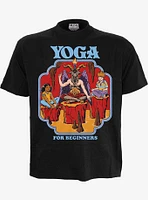 Steven Rhodes Yoga For Beginners Front Print T-Shirt