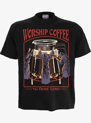 Steven Rhodes Worship Coffee Front Print T-Shirt