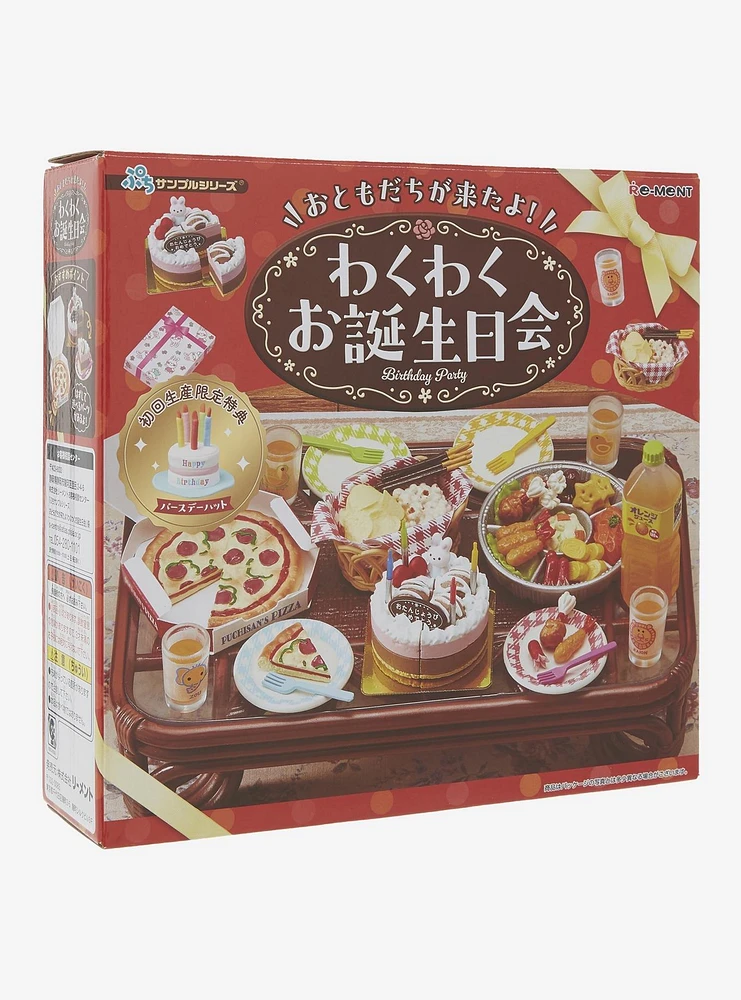 Re-Ment Petit Sample Series Wakuwaku Birthday Party Set