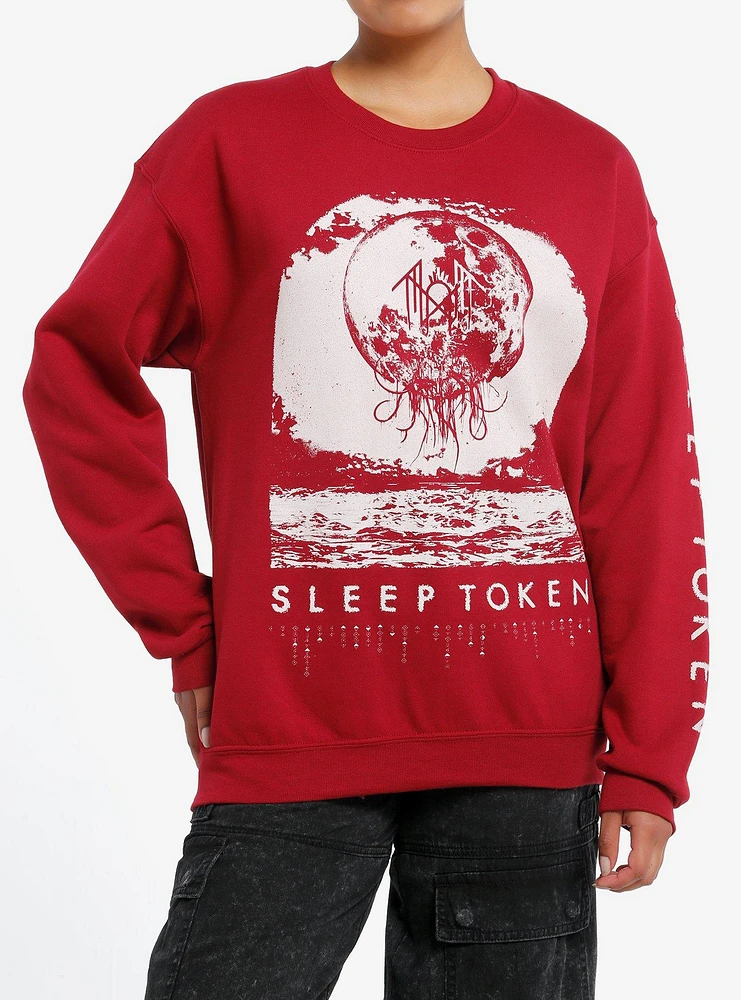 Sleep Token Take Me Back To Eden Ocean Crewneck Sweater