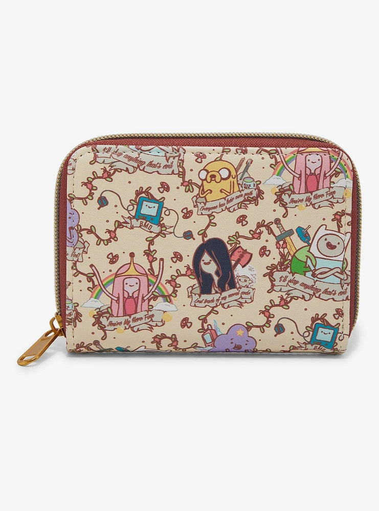 Loungefly Adventure Time Banner Mini Wallet