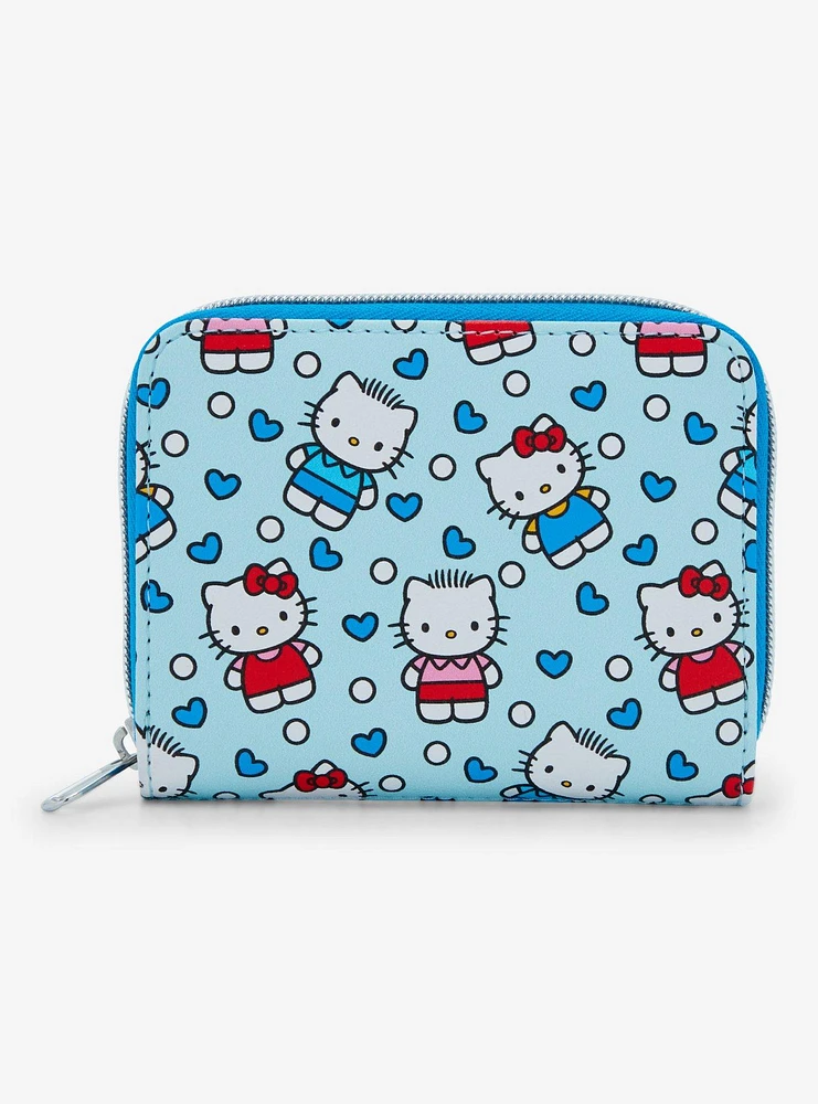 Loungefly Hello Kitty And Dear Daniel Allover Print Mini Zipper Wallet