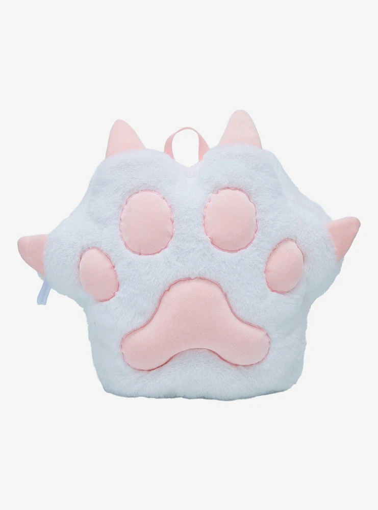 Cat Paw Plush Mini Backpack